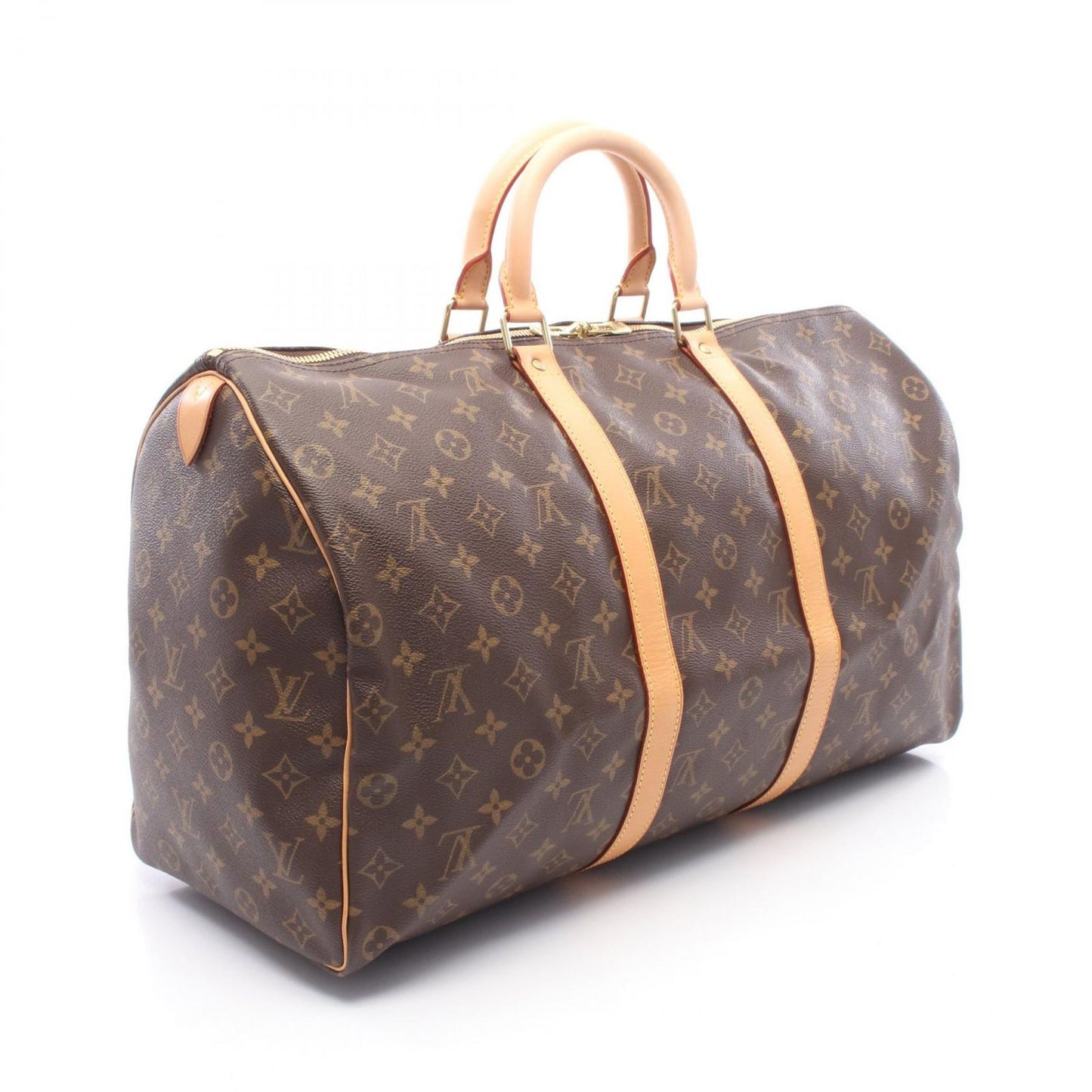 Louis Vuitton Boston Bag Keepall 50 Canvas Leather — view 2