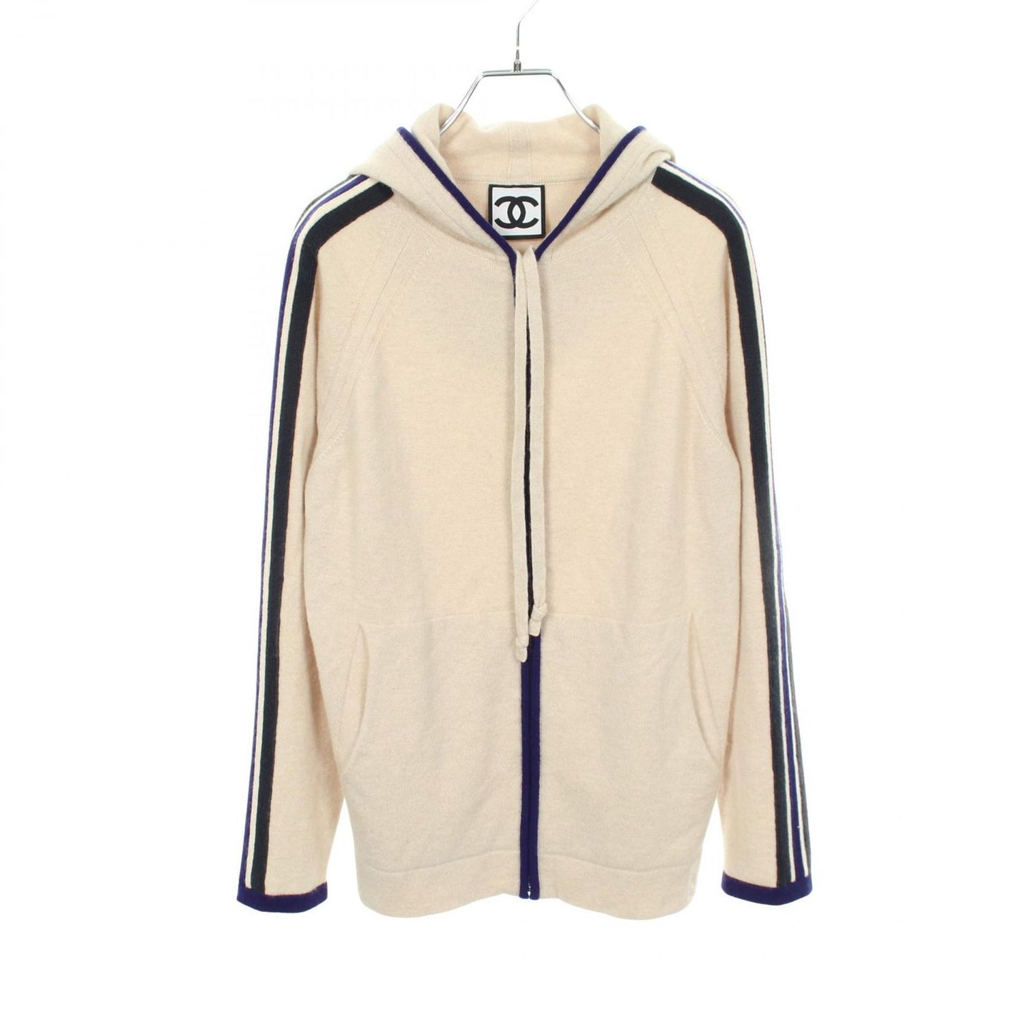 Chanel Hoodie Sports Line Knit Cashmere