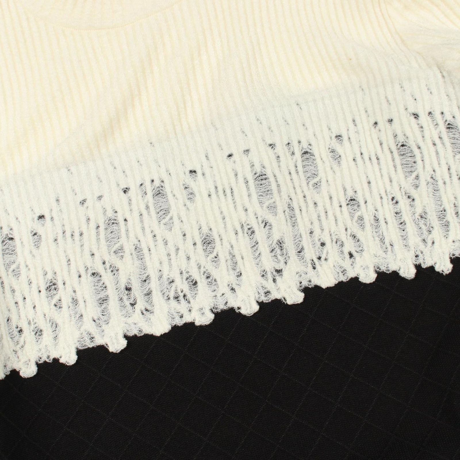Chanel Dress CC Logo Button Switch Wool — view 9
