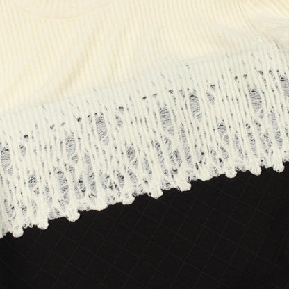 Chanel Dress CC Logo Button Switch Wool — view 9