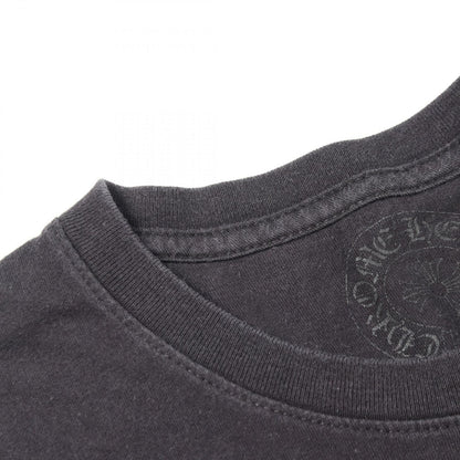 Chrome Hearts Short Sleeve T-Shirt Horse Shoe Scroll Label Black Cotton — view 6