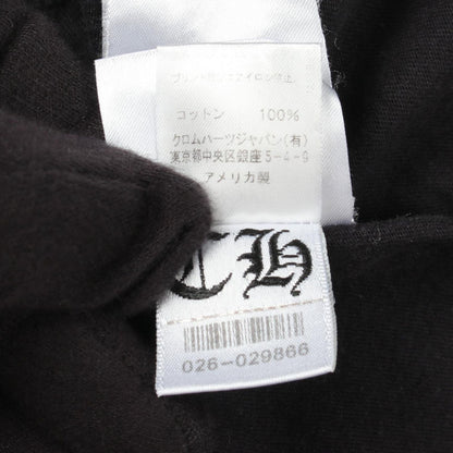 Chrome Hearts Short Sleeve T-Shirt Horse Shoe Scroll Label Black Cotton — view 4