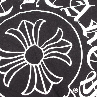 Chrome Hearts Short Sleeve T-Shirt Horse Shoe Scroll Label Black Cotton — view 5
