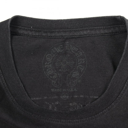 Chrome Hearts Short Sleeve T-Shirt Scroll Label Black Cotton — view 3