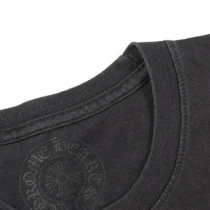 Chrome Hearts Short Sleeve T-Shirt Scroll Label Black Cotton — view 6