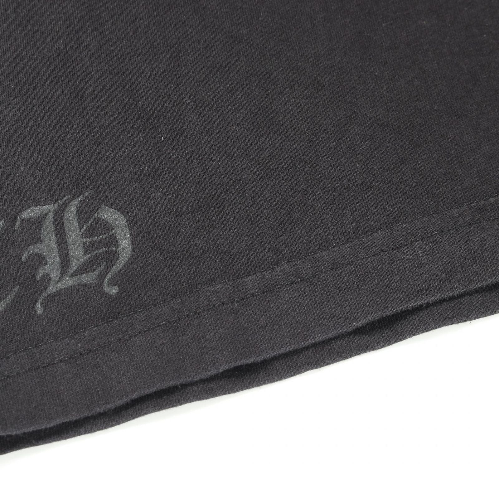 Chrome Hearts Short Sleeve T-Shirt Scroll Label Black Cotton — view 8