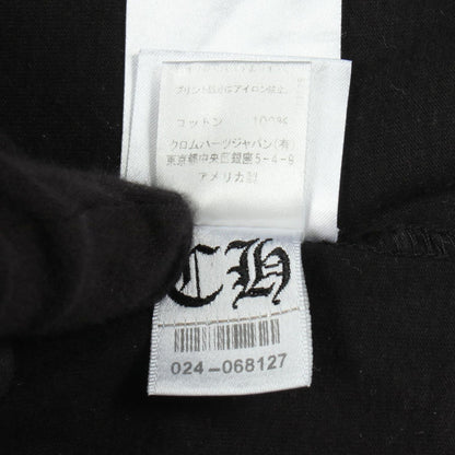 Chrome Hearts Short Sleeve T-Shirt Scroll Label Black Cotton — view 4