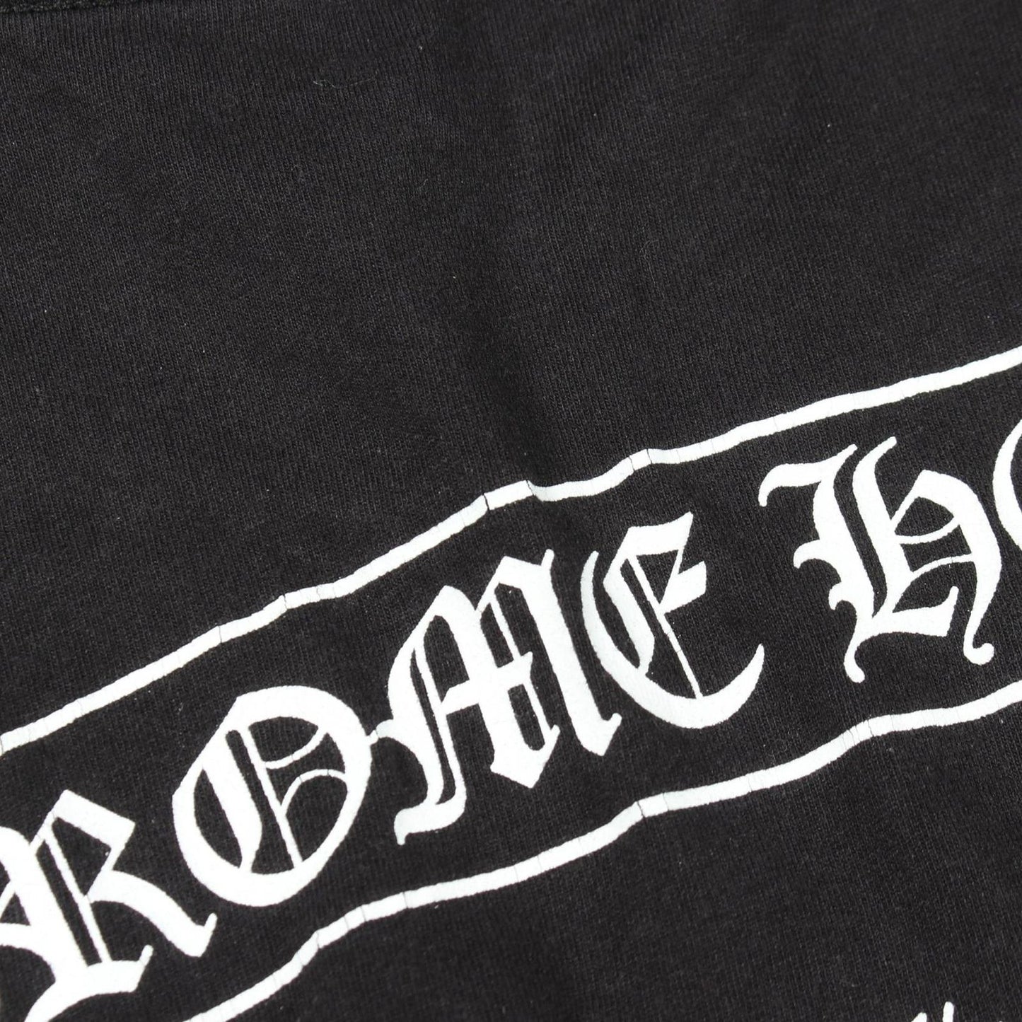 Chrome Hearts Short Sleeve T-Shirt Scroll Label Black Cotton — view 5