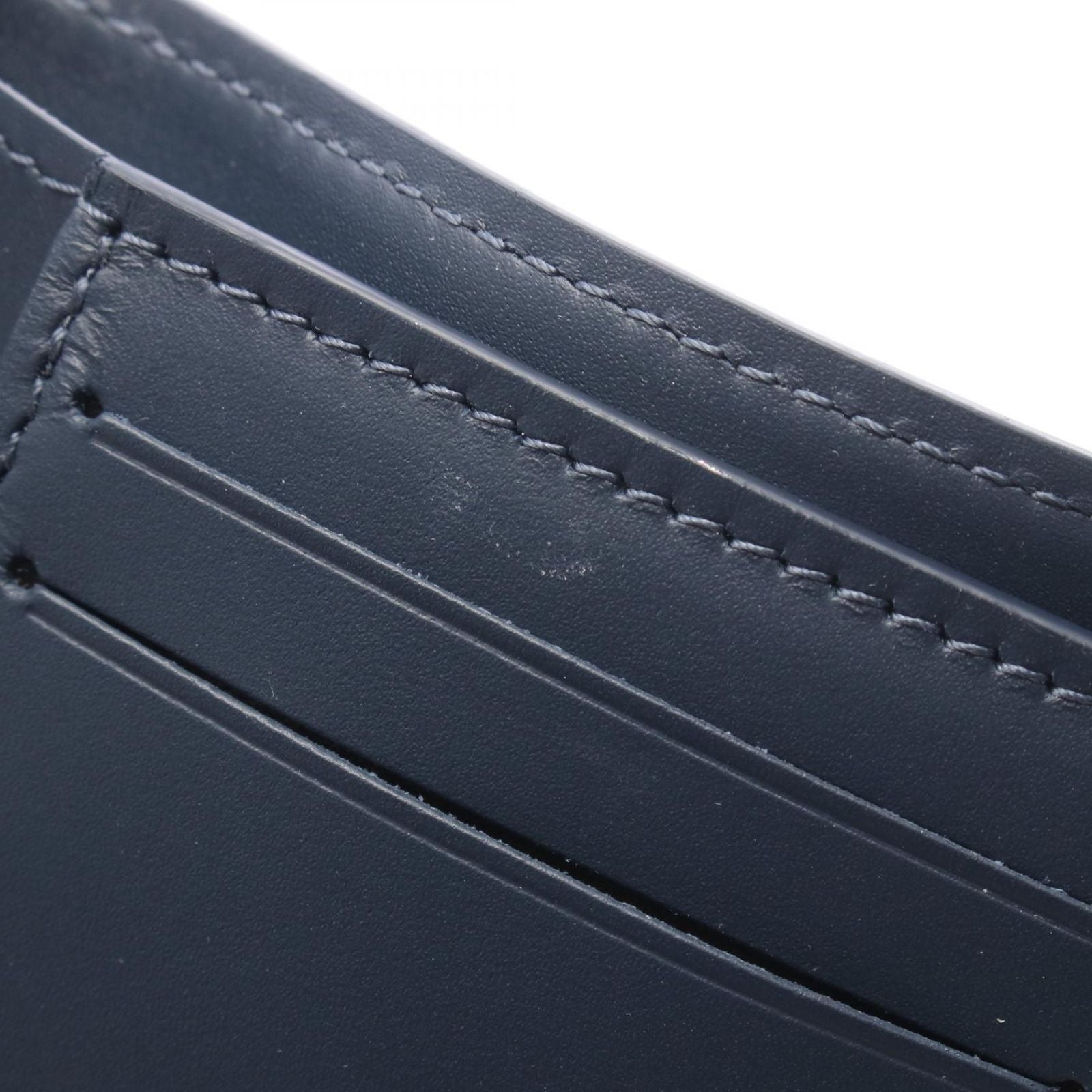 Louis Vuitton Trifold Wallet Victor Blue Navy Leather — view 6