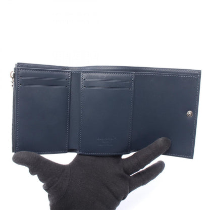 Louis Vuitton Trifold Wallet Victor Blue Navy Leather — view 3