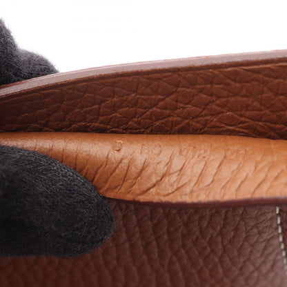 Hermes Tote Cover Series 31 Gold Leather — view 5
