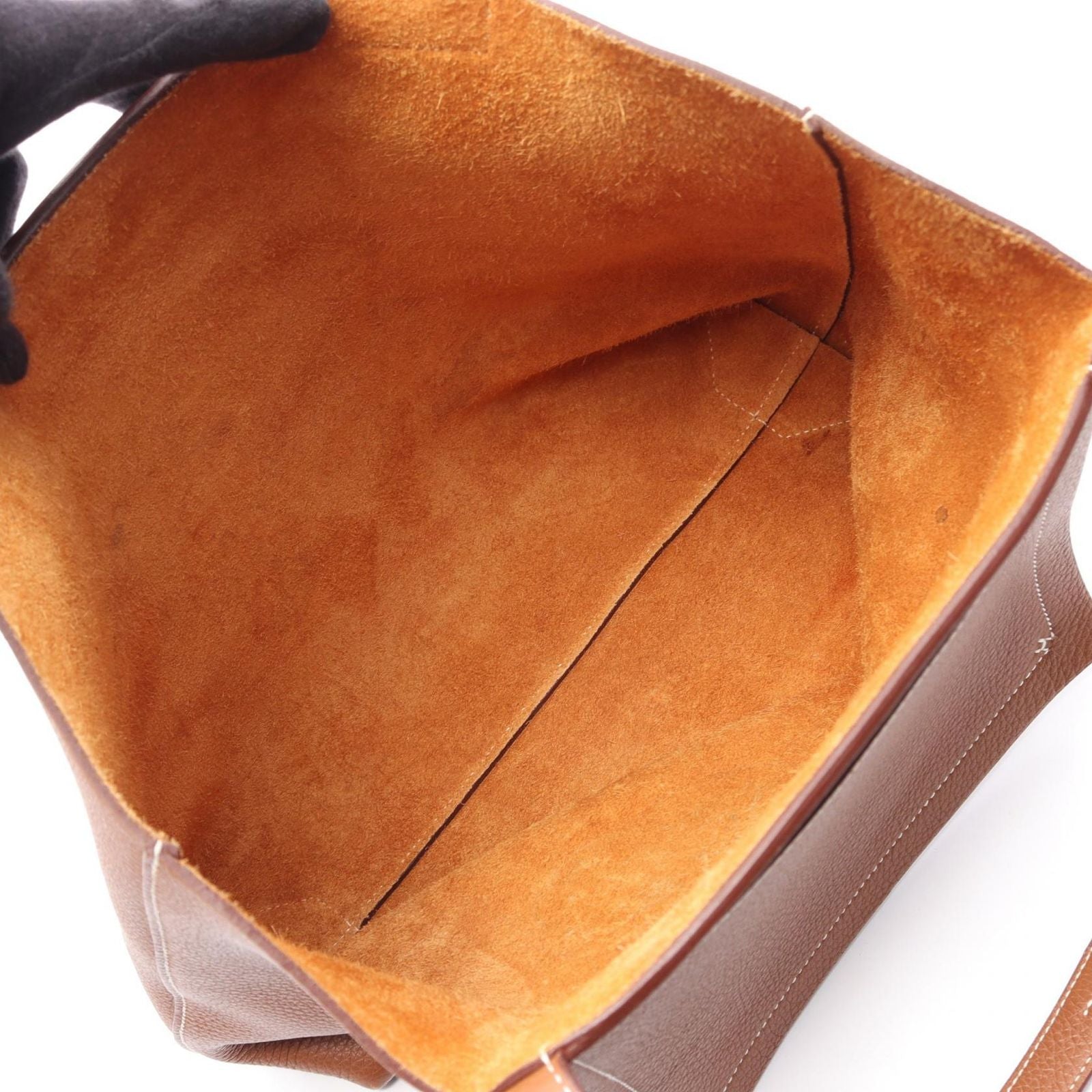 Hermes Tote Cover Series 31 Gold Leather — view 3