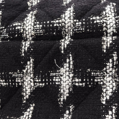 Chanel Shoulder Bag 19 Dizeneuf Quilted 2-Way Black White Fabric Leather 19 — view 7