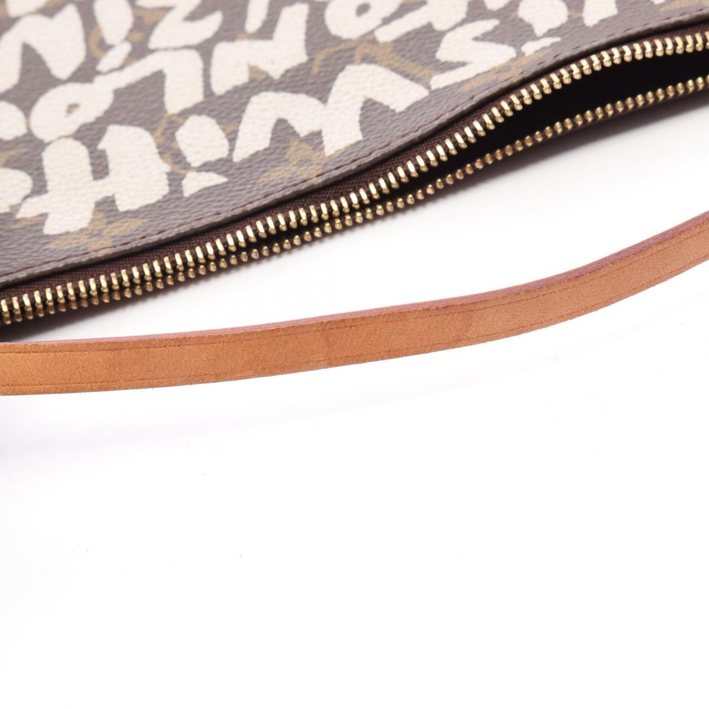 Louis Vuitton Handbag Pochette Argent Canvas Leather — view 8