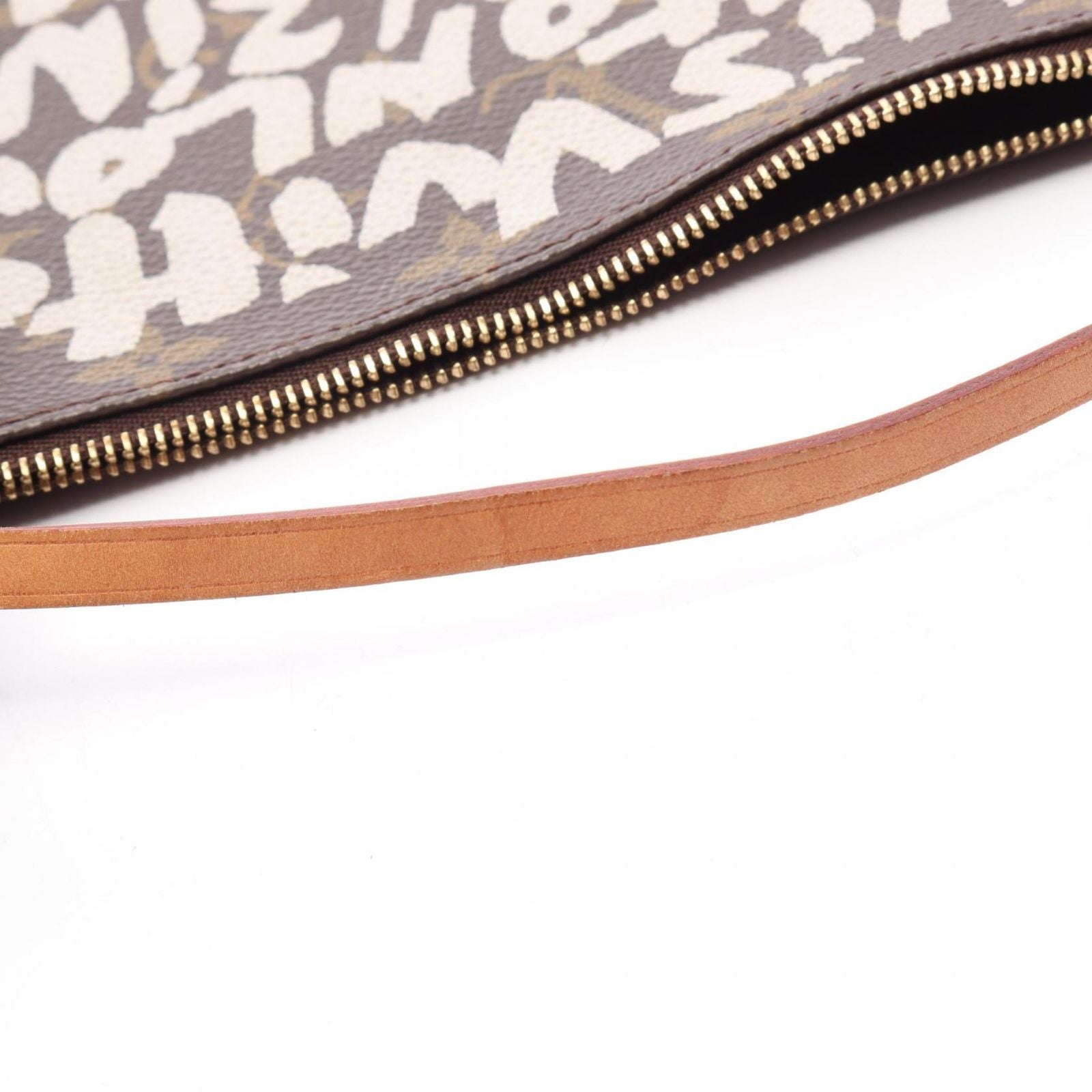 Louis Vuitton Handbag Pochette Argent Canvas Leather — view 8