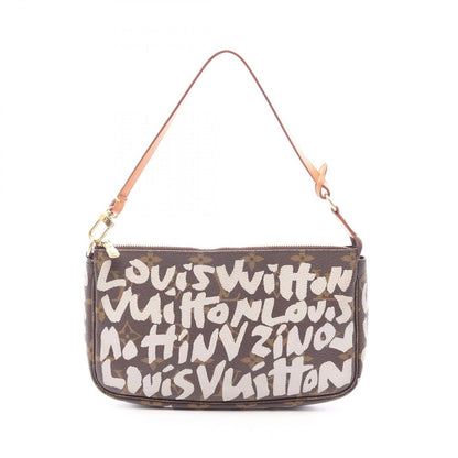 Louis Vuitton Handbag Pochette Argent Canvas Leather