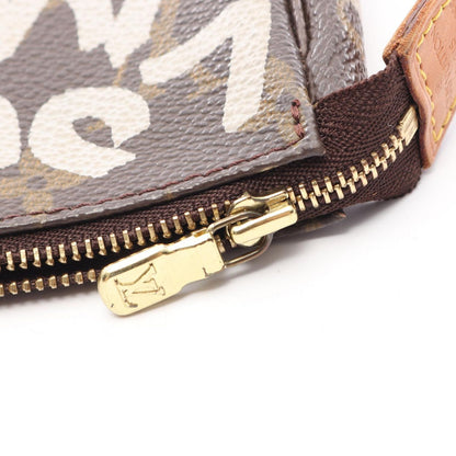 Louis Vuitton Handbag Pochette Argent Canvas Leather — view 6