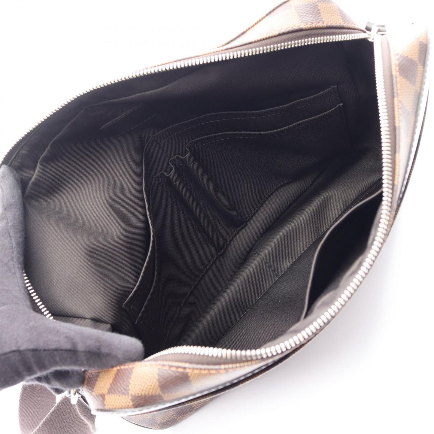 Louis Vuitton Shoulder Bag Jake Messenger Canvas Leather — view 3