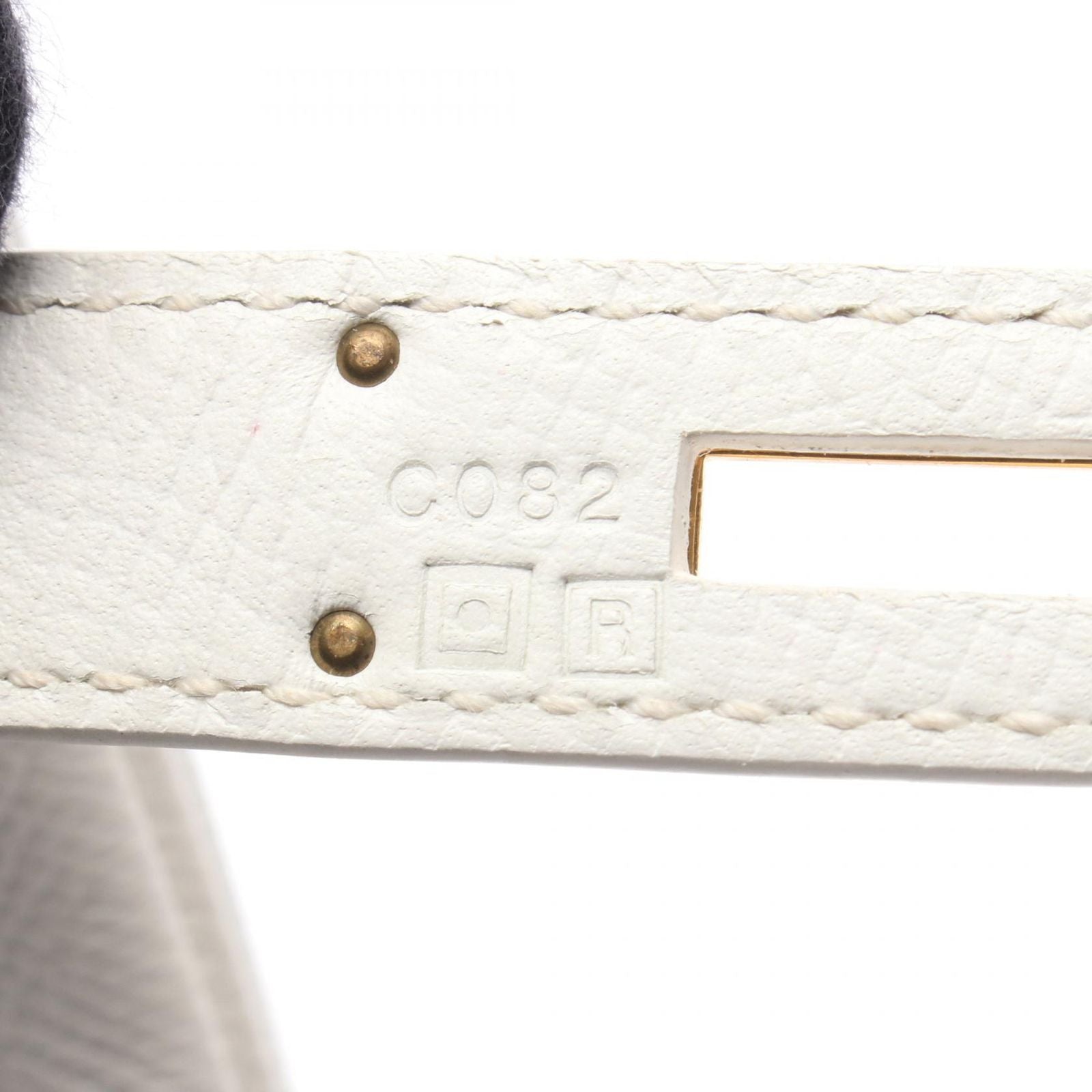 Hermes Handbag Birkin 30 White Leather Calf — view 5