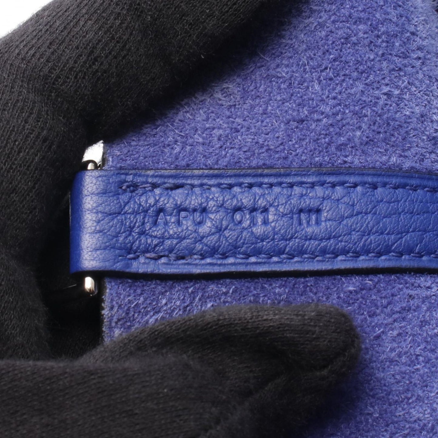 Hermes Handbag Picotin Lock Blue Royale Leather — view 5