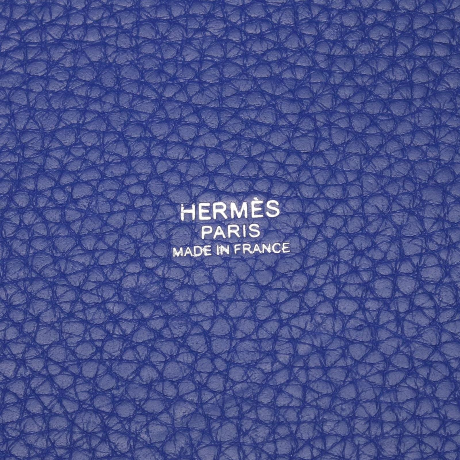 Hermes Handbag Picotin Lock Blue Royale Leather — view 4