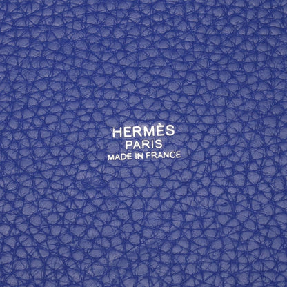 Hermes Handbag Picotin Lock Blue Royale Leather — view 4