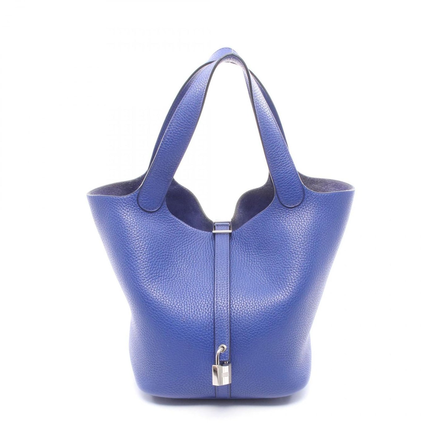 Hermes Handbag Picotin Lock Blue Royale Leather