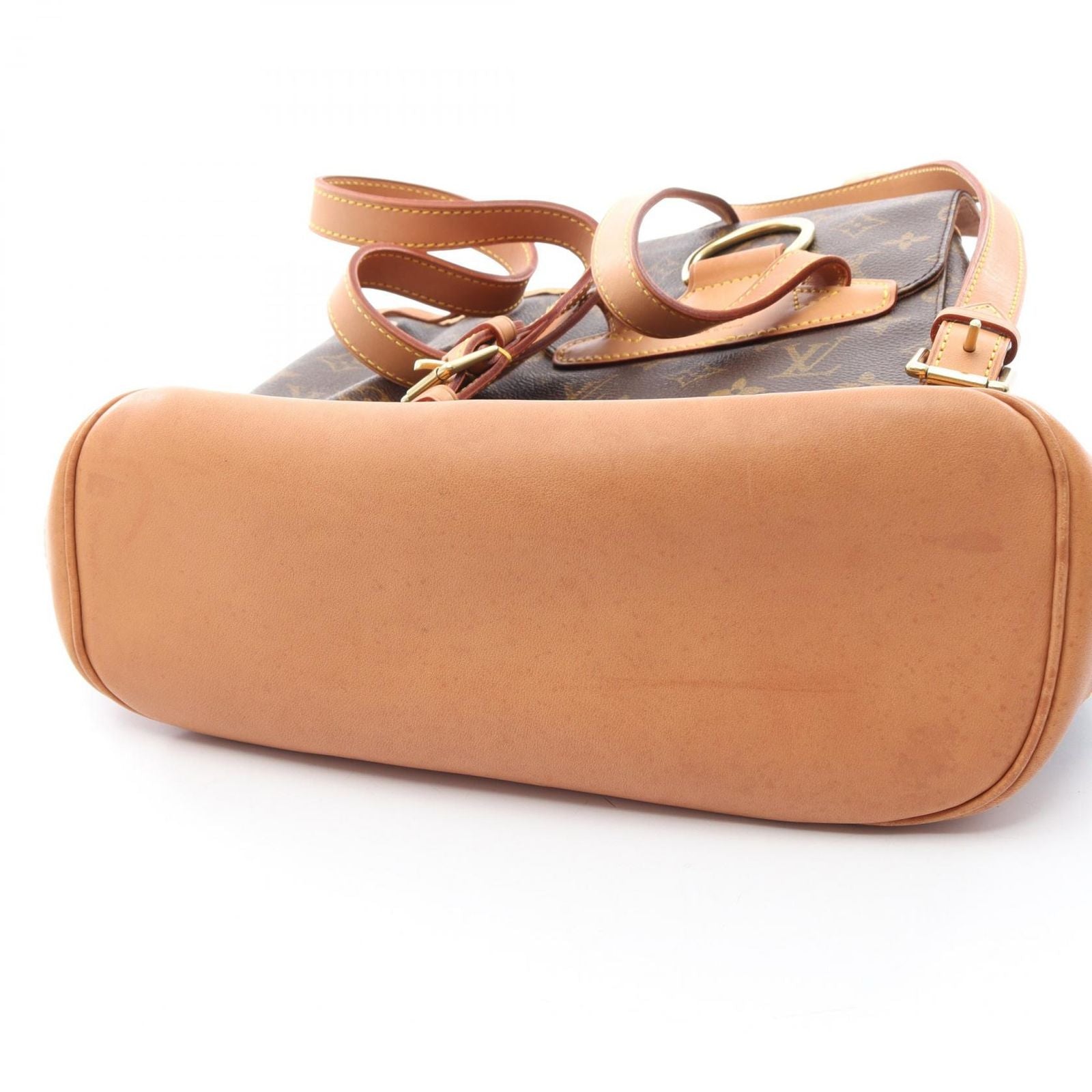 Louis Vuitton Backpack Montsouris Canvas Leather — view 6