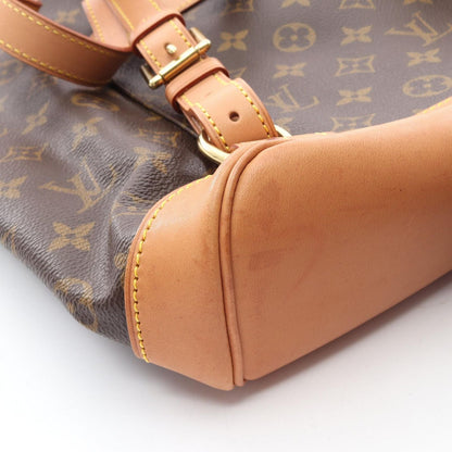 Louis Vuitton Backpack Montsouris Canvas Leather — view 8
