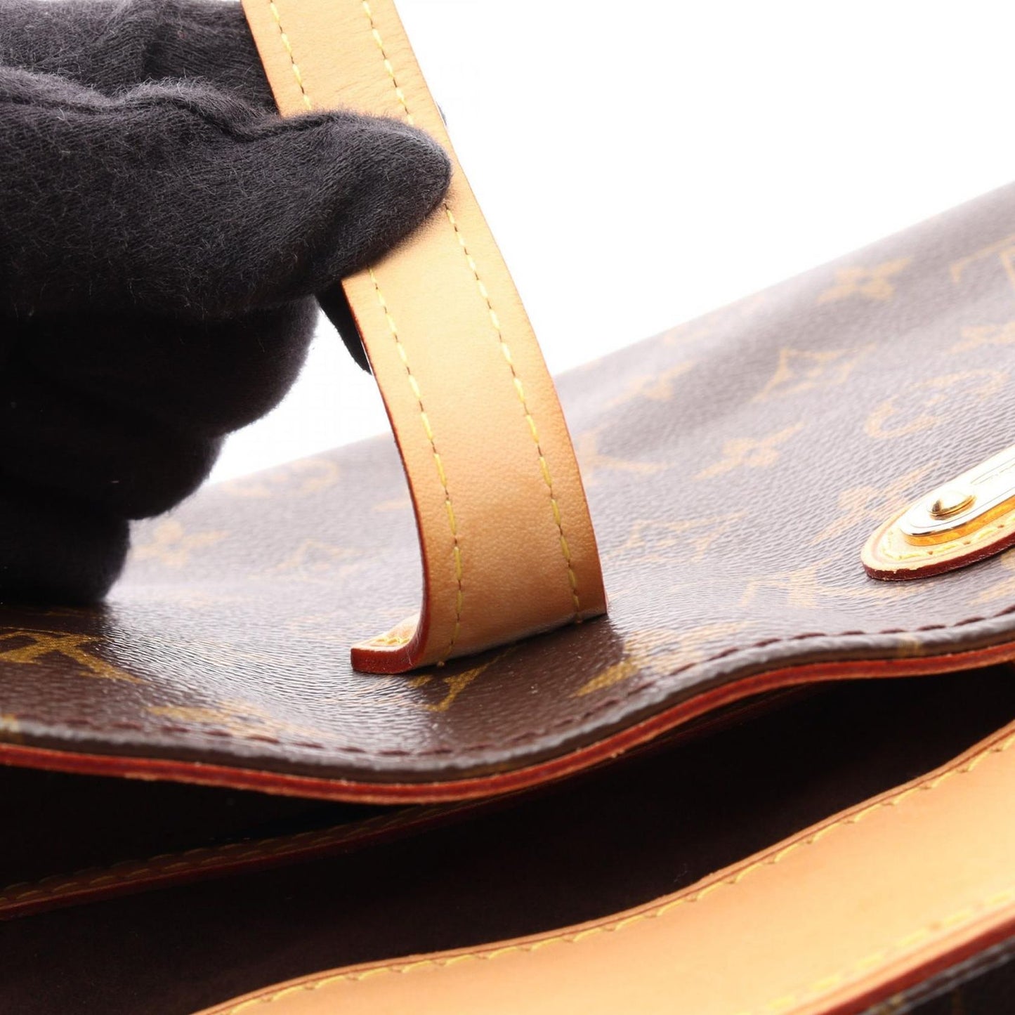 Louis Vuitton Tote Wilshire Canvas Leather — view 9