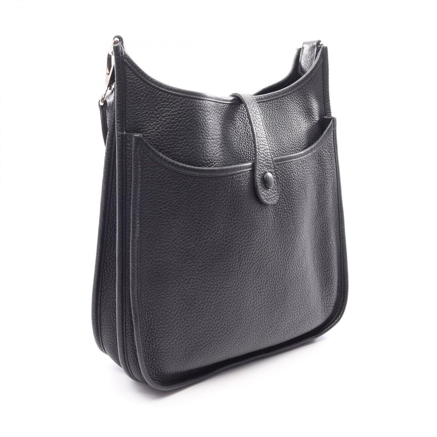 Hermes Shoulder Bag Evelyne 3 Trois GM Black Leather — view 2