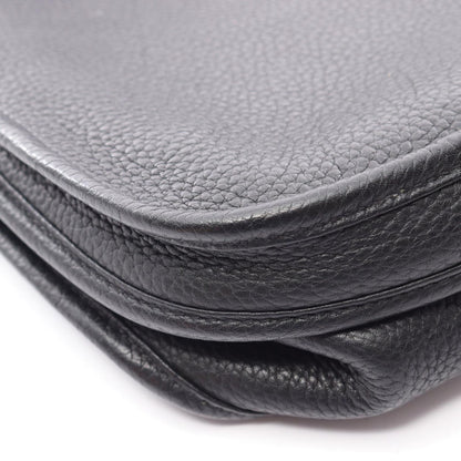 Hermes Shoulder Bag Evelyne 3 Trois GM Black Leather — view 6