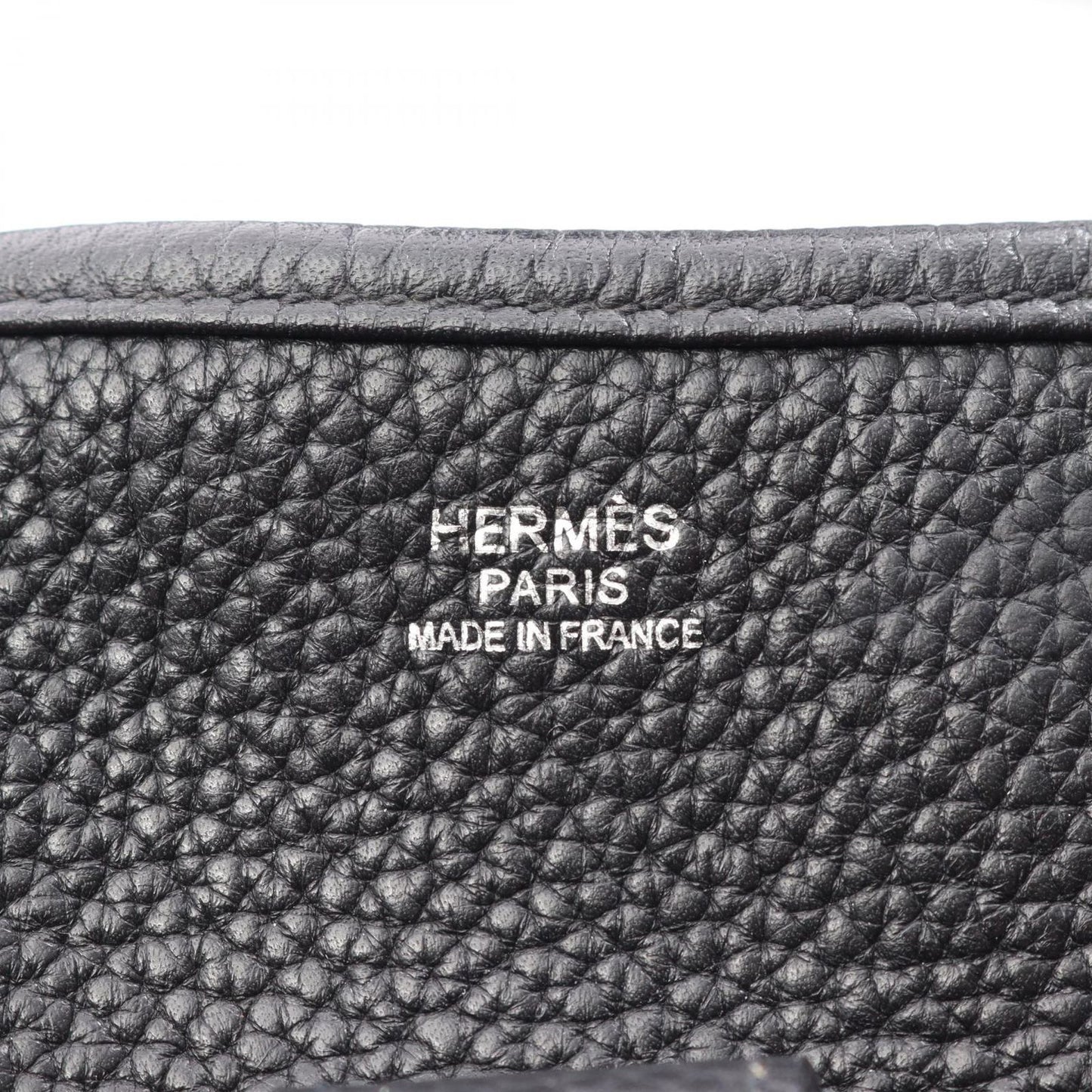 Hermes Shoulder Bag Evelyne 3 Trois GM Black Leather — view 4