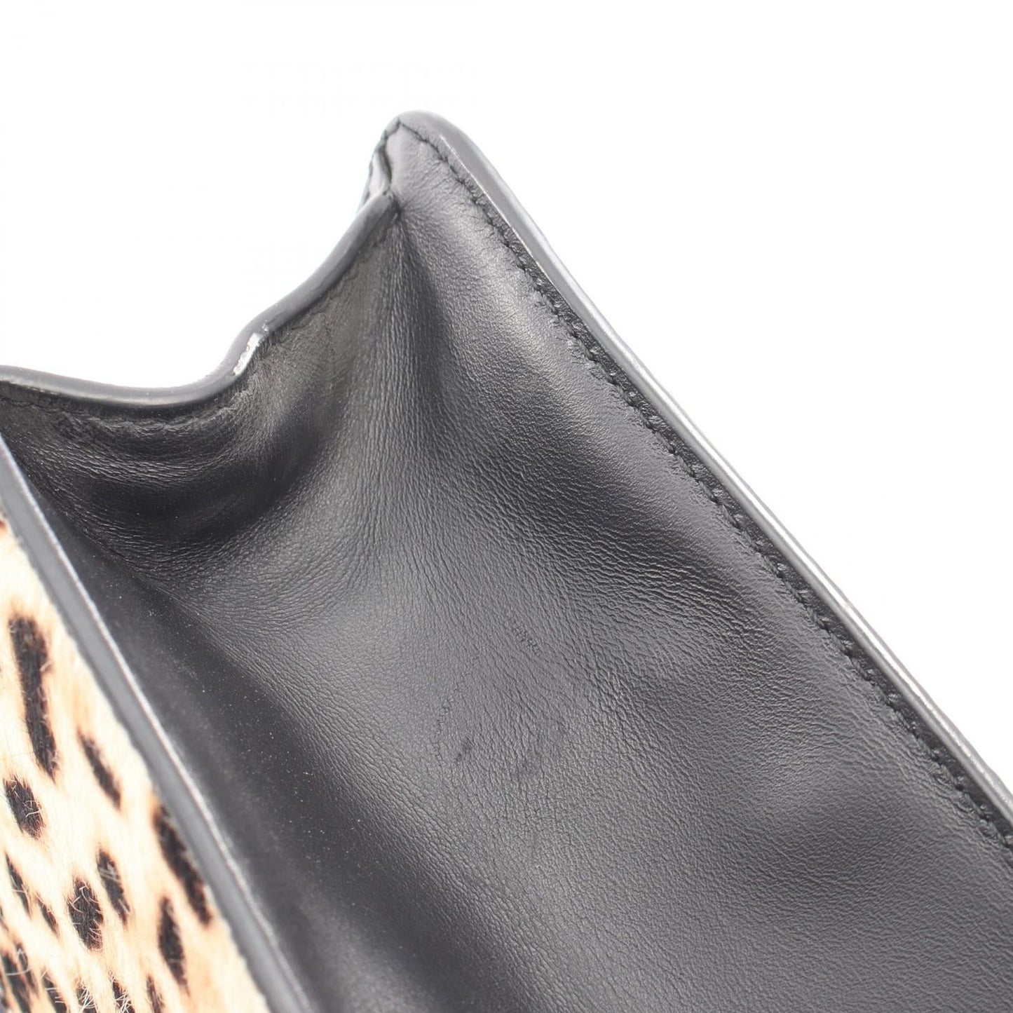 Gucci Shoulder Bag Sylvie Small Web Line 2-Way Beige Leather — view 9
