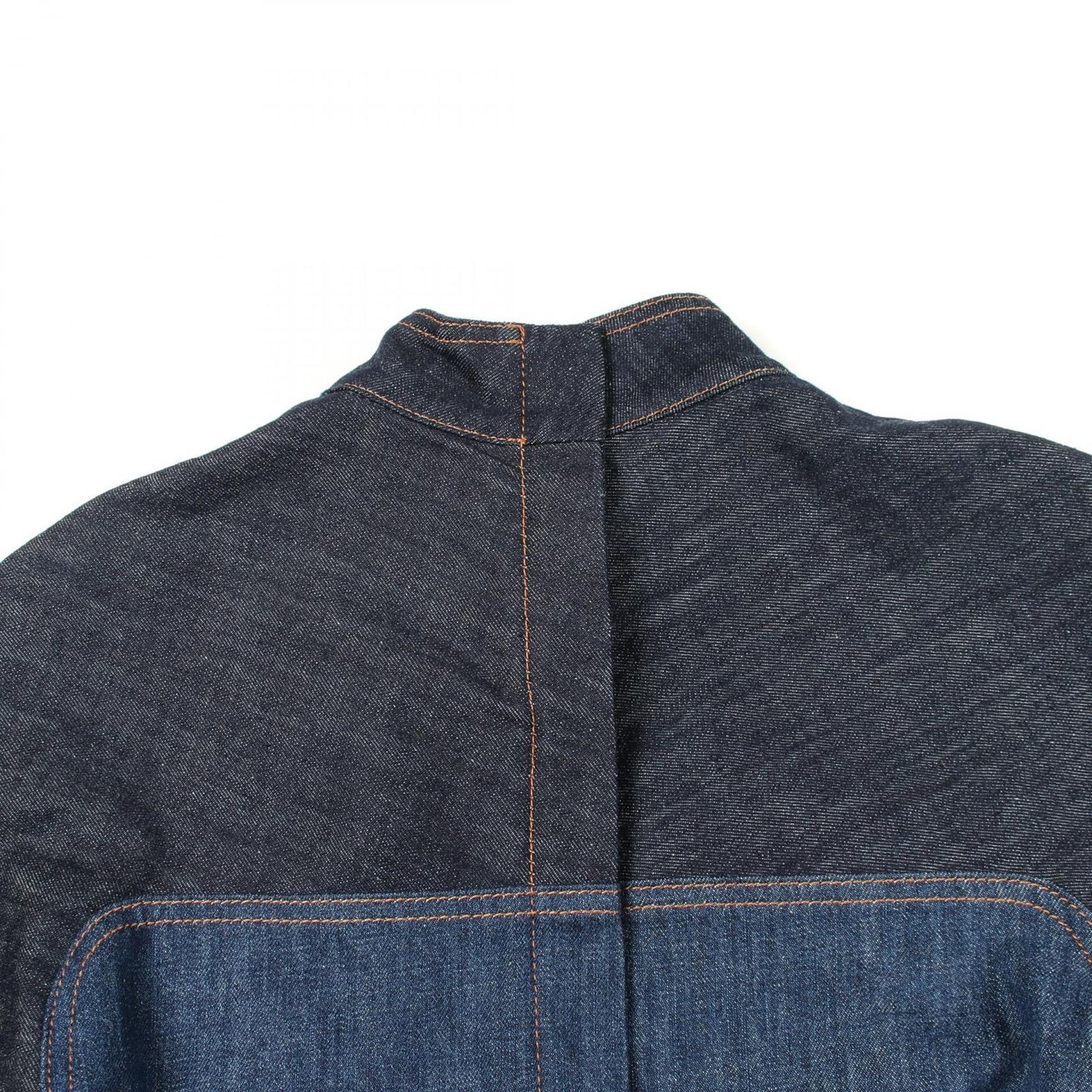 Fendi Dress Stand Color Long Sleeve Denim Cotton — view 5