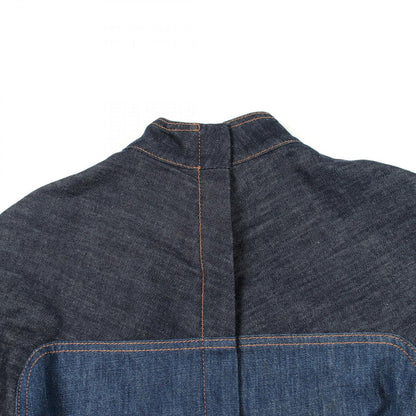 Fendi Dress Stand Color Long Sleeve Denim Cotton — view 5
