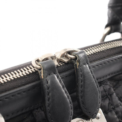 Dior Handbag Cannage Brea Black Nylon Leather — view 8