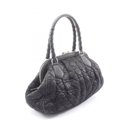 Dior Handbag Cannage Brea Black Nylon Leather — view 2