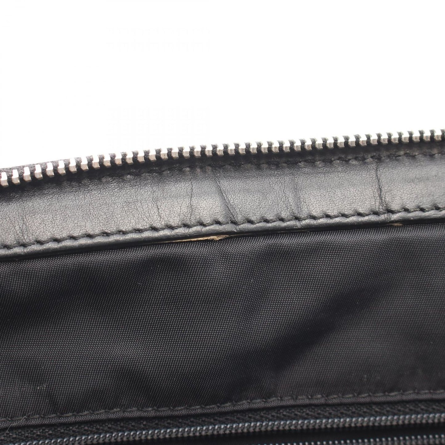 Dior Handbag Cannage Brea Black Nylon Leather — view 9