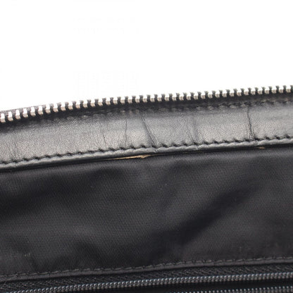 Dior Handbag Cannage Brea Black Nylon Leather — view 9