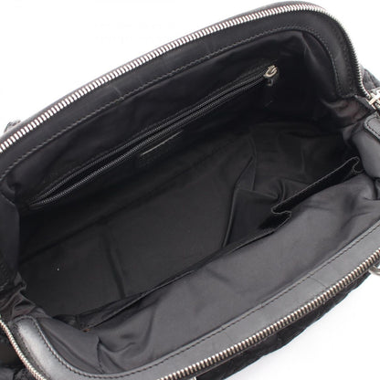 Dior Handbag Cannage Brea Black Nylon Leather — view 3