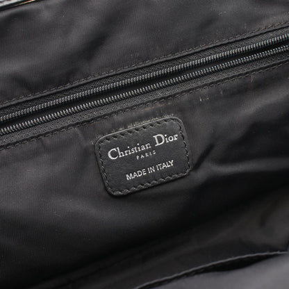Dior Handbag Cannage Brea Black Nylon Leather — view 4