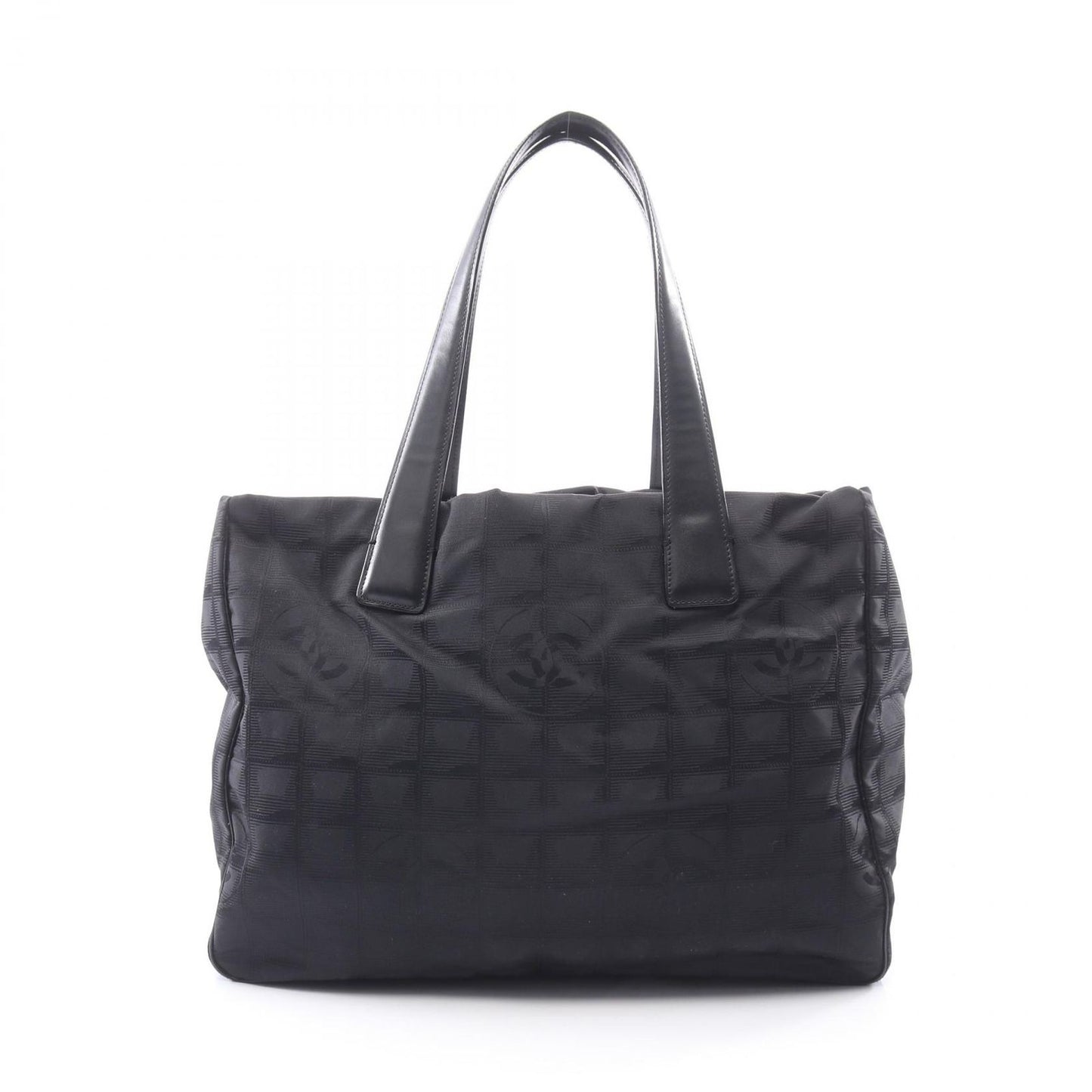 Chanel Tote New Travel Line Black Leather