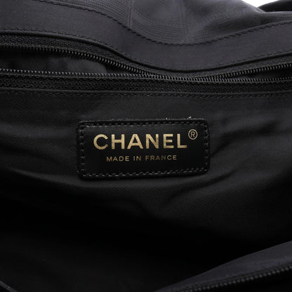 Chanel Tote New Travel Line Black Leather — view 4