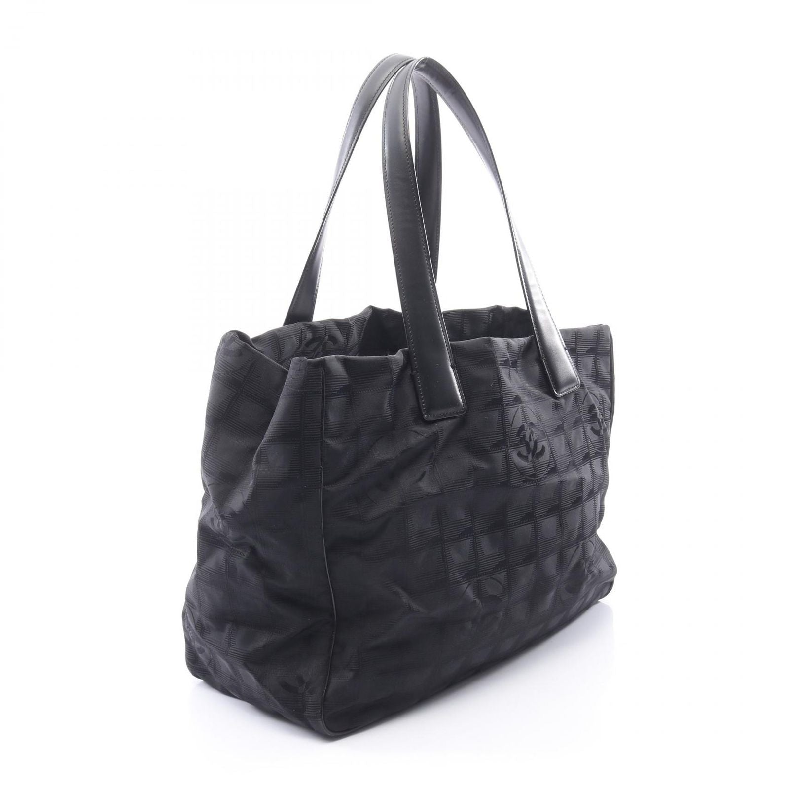 Chanel Tote New Travel Line Black Leather — view 2
