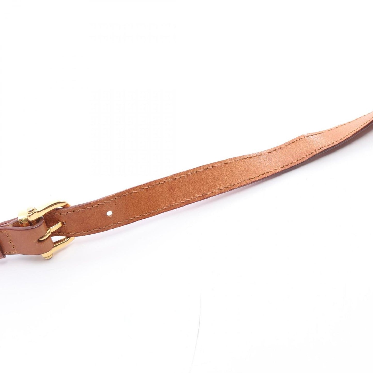 Celine Shoulder Bag Macadam Dark Brown Canvas Leather — view 8