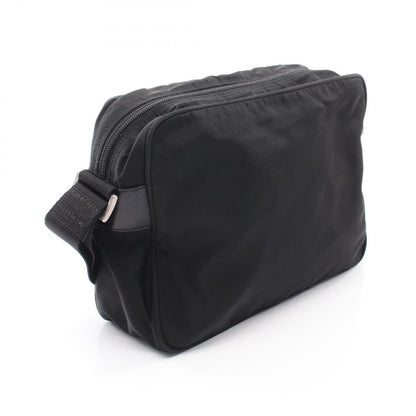 Prada Shoulder Bag Vela Sport Black Nylon Leather Triangle Logo — view 2