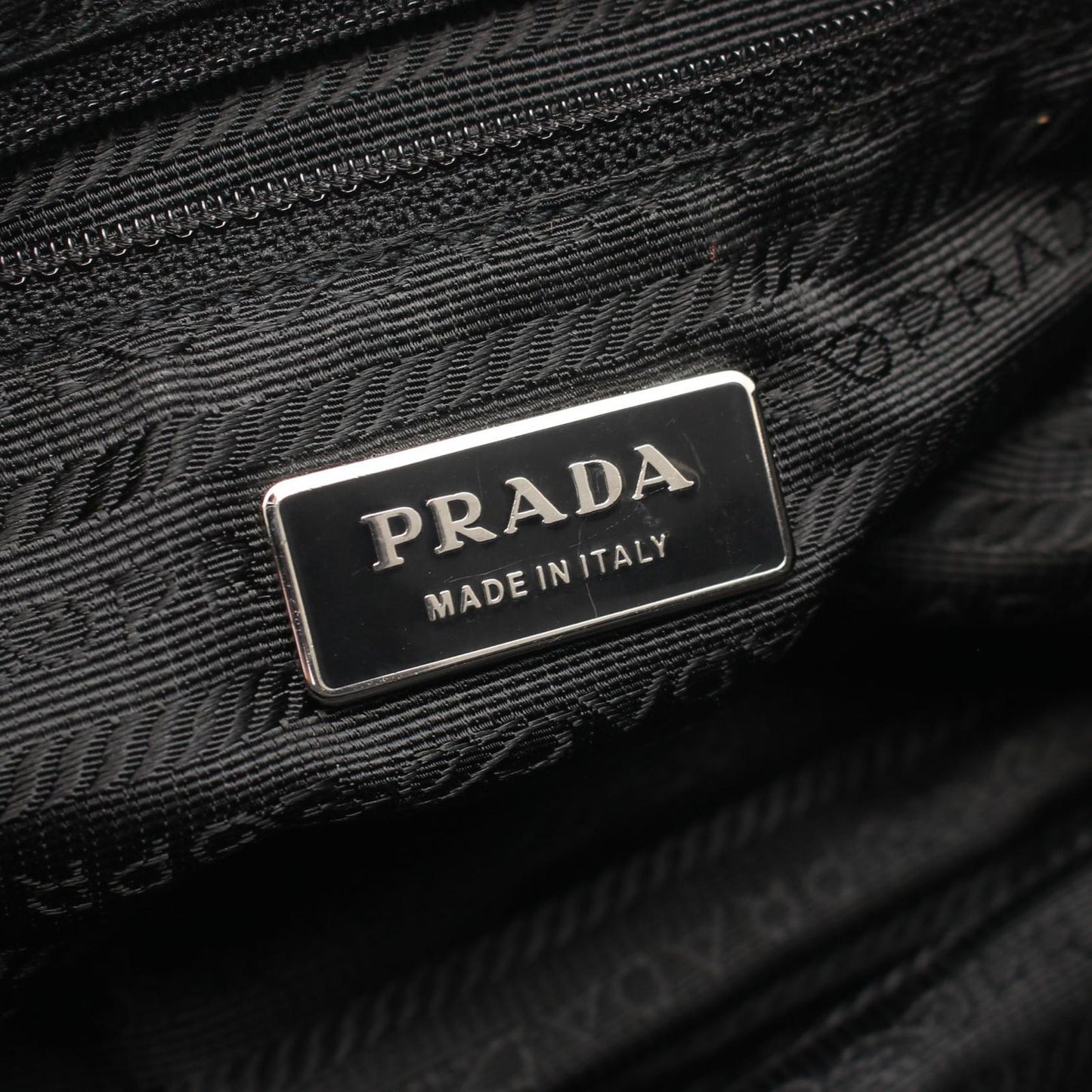 Prada Shoulder Bag Vela Sport Black Nylon Leather Triangle Logo — view 4