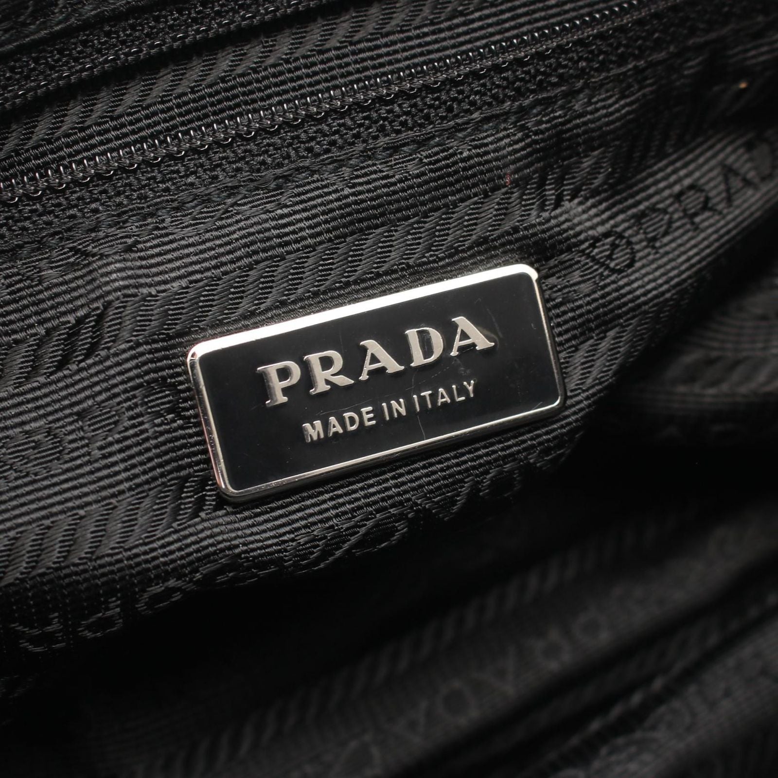Prada Shoulder Bag Vela Sport Black Nylon Leather Triangle Logo — view 4