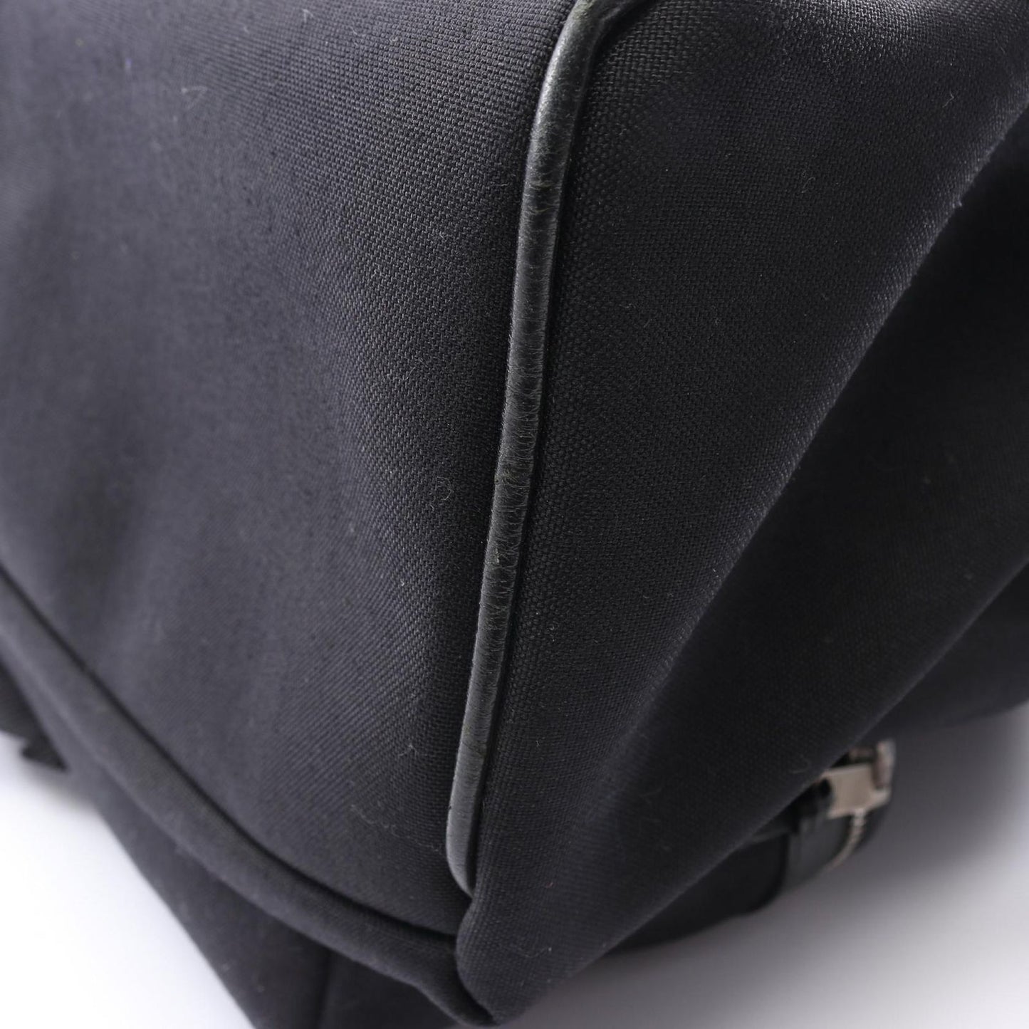 Saint Laurent Paris Backpack Black Canvas Leather — view 6
